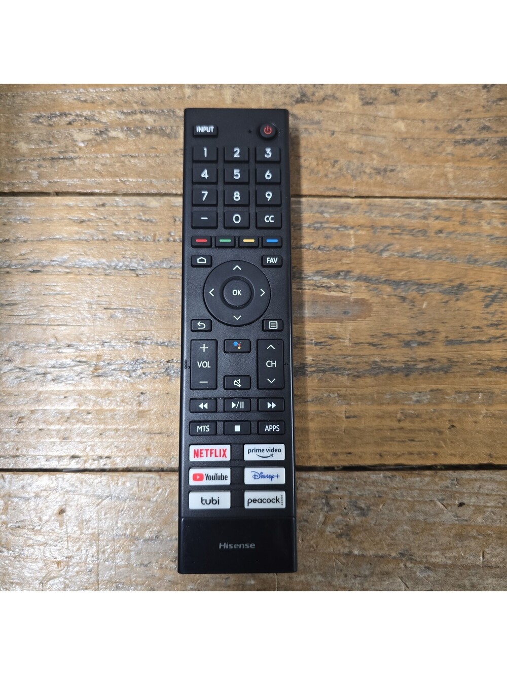 Used - Hisense - ERF3J80H - Remote Control - Black